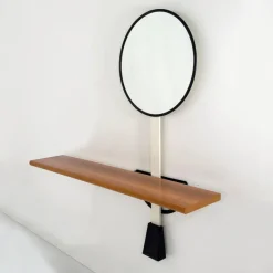 Pamono Solemio Console Wall Table with Mirror by Giotto Stoppino for Acerbis, 1980s Online