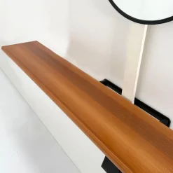 Pamono Solemio Console Wall Table with Mirror by Giotto Stoppino for Acerbis, 1980s Online