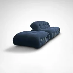 Pamono Soriana 2-Seater Sofa and Ottoman by Tobia and Afra Scarpa for Cassina, 2010s, Set of 2 Outlet