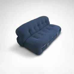 Pamono Soriana 2-Seater Sofa and Ottoman by Tobia and Afra Scarpa for Cassina, 2010s, Set of 2 Outlet