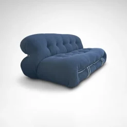 Pamono Soriana 2-Seater Sofa and Ottoman by Tobia and Afra Scarpa for Cassina, 2010s, Set of 2 Outlet