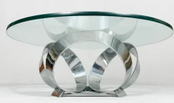 Pamono Space Age Coffee Table by Knut Hesterberg for Ronald Schmitt, 1970s Hot