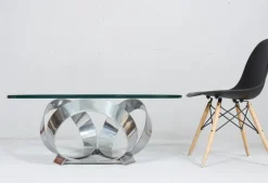 Pamono Space Age Coffee Table by Knut Hesterberg for Ronald Schmitt, 1970s Hot