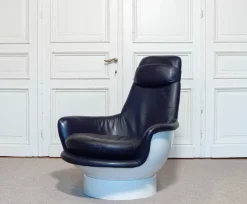Pamono Space Age Lounge Chair attributed to Risto Halme for Peem Oy, Finland, 1970s New