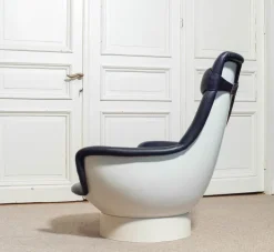 Pamono Space Age Lounge Chair attributed to Risto Halme for Peem Oy, Finland, 1970s New