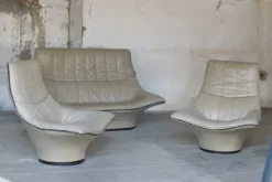 Pamono Space Age Sofa and Lounge Chairs by Gerard van den Berg, Germany, 1970s, Set of 3 Clearance