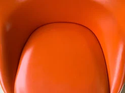 Pamono Space Age Swivel Chair in Orange, 1970s Discount