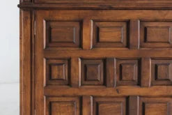 Pamono Spanish Brutalist Sideboard in Carved Wood Outlet