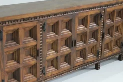 Pamono Spanish Brutalist Sideboard in Walnut, 1960s Clearance