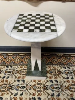 Pamono Specimen Marble Chess Table Best