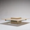 Pamono Square Travertine Saturn Coffee Table, 1980s Online