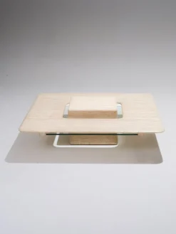 Pamono Square Travertine Saturn Coffee Table, 1980s Online