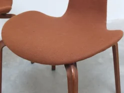 Pamono 1st Edition Grand Prix Chairs by Arne Jacobsen for Fritz Hansen, Set of 4, 1959 New