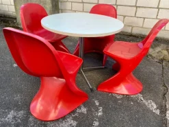 Pamono Stackable Casalino Childrens Chairs by Alexander Begge for Casala, 1970s, Set of 5 Clearance