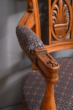 Pamono Stained Beech Armchairs, Early 20th Century, Set of 2 Discount