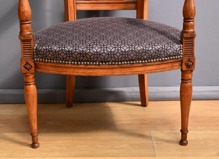 Pamono Stained Beech Armchairs, Early 20th Century, Set of 2 Discount