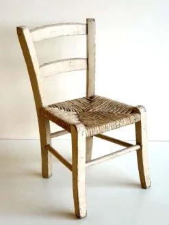 Pamono Straw Childrens Chair, 1920s Online
