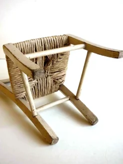 Pamono Straw Childrens Chair, 1920s Online