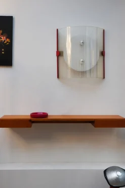 Pamono Suspended Oak Console Table attributed to Carlo Lucci, 1963 Sale