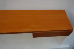 Pamono Suspended Oak Console Table attributed to Carlo Lucci, 1963 Sale