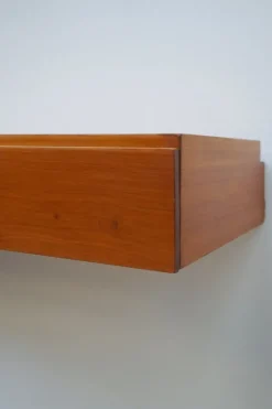 Pamono Suspended Oak Console Table attributed to Carlo Lucci, 1963 Sale