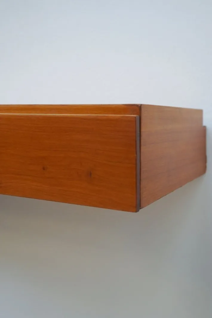 Pamono Suspended Oak Console Table attributed to Carlo Lucci, 1963 Sale