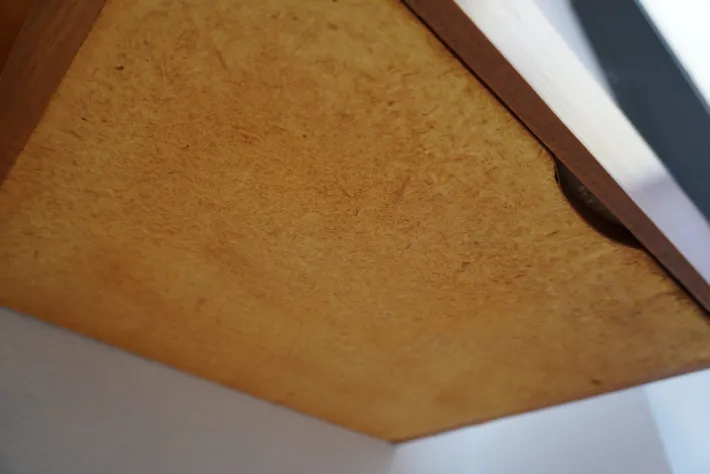 Pamono Suspended Oak Console Table attributed to Carlo Lucci, 1963 Sale