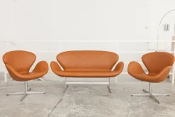 Pamono Swan Chair and Sofa Set by Arne Jacobsen, Set of 3 Clearance