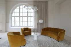 Pamono Swedish Art Deco Chairs and Sofa in Velvet, 1930s, Set of 3 New