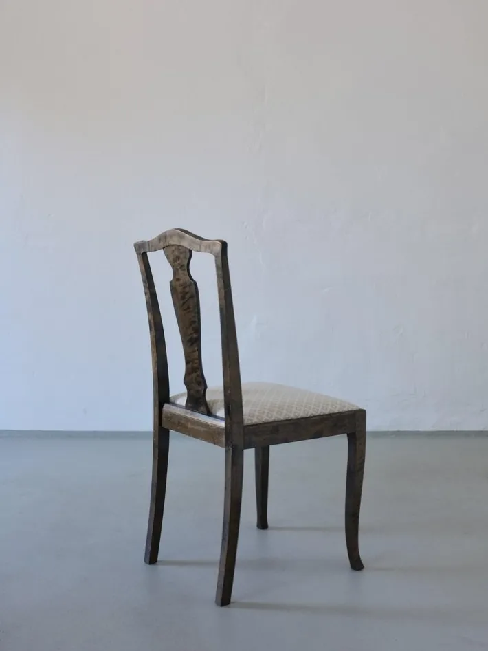 Pamono Swedish Grace Satin Birch Dining Chairs, 1920s, Set of 6 Online