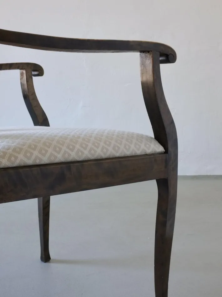 Pamono Swedish Grace Satin Birch Dining Chairs, 1920s, Set of 6 Online