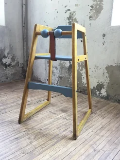 Pamono Swedish Robust Childrens High Chair by Stephan Gip, 1970s Online