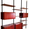 Pamono Swedish Teak and Brass Terra Library, 1960s