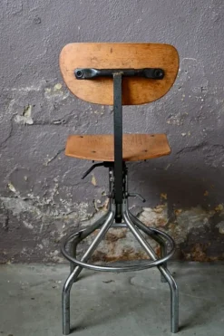 Pamono Swivel Workshop Chair, 1970s New