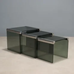 Pamono T35 Nesting Tables attributed to Gallotti & Radice, Set of 3 Discount
