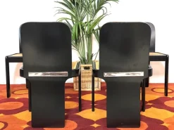 Pamono Table and Game Chairs Set by Pierluigi Molinari, 1970s, Set of 5 Clearance