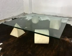 Pamono Table Metafora attributed to Massimo and Lella Vignelli, 1979 Discount