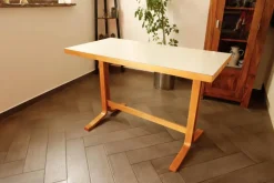 Pamono Table with Umakart Top by Ludvik Volak for Drevopodnik Holesov, 1970s Online