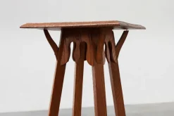 Pamono Tall Art Deco French Oak Console Table, 1920s Sale