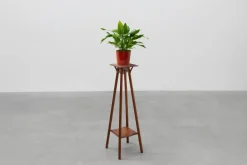 Pamono Tall Art Deco French Oak Console Table, 1920s Sale