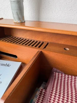 Pamono Teak Console or Small Desk from Fimsa Roma, Italy, 1970s Hot