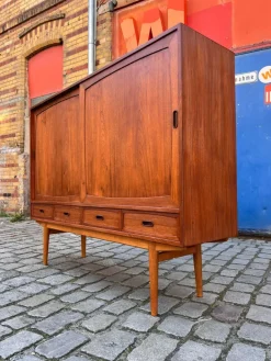 Pamono Teak Highboard from Denmark Online