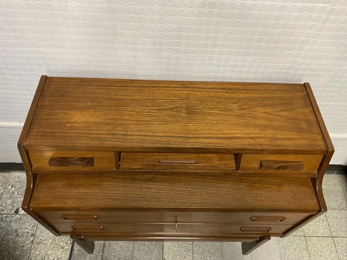 Pamono Teak Secretaire by Arne Wahl Iversen for Vinde Møbelfabrik, 1960s Best