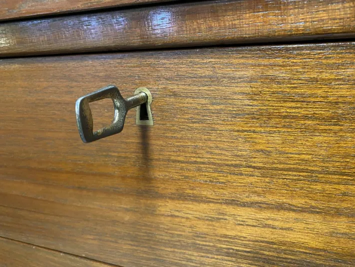 Pamono Teak Secretaire by Arne Wahl Iversen for Vinde Møbelfabrik, 1960s Best