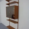 Pamono Teak Wall Unit by Kai Kristiansen for Feldballes Furniture Factory, Denmark, 1960s, Set of 7