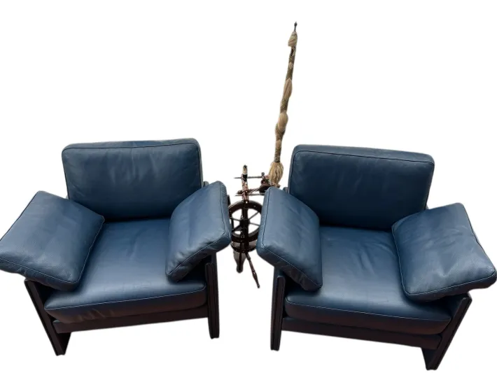 Pamono Team Lounge Chairs in Leather from Wellis, 1980s, Set of 2 Discount