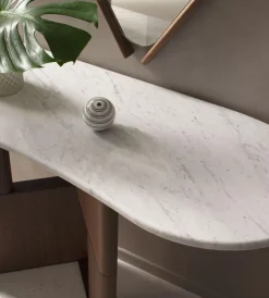 Pamono Tetris Walnut and Marble Console Table by Morica Design Online