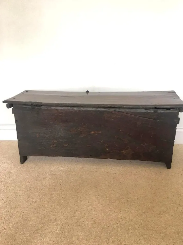 Pamono 18th Century Antique Carved Oak Coffer Best