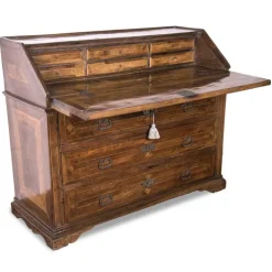 Pamono 18th Century Antique Walnut Drop Front Desk, Marchigiana Discount