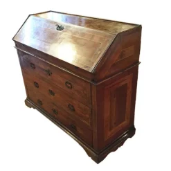 Pamono 18th Century Antique Walnut Drop Front Desk, Marchigiana Discount